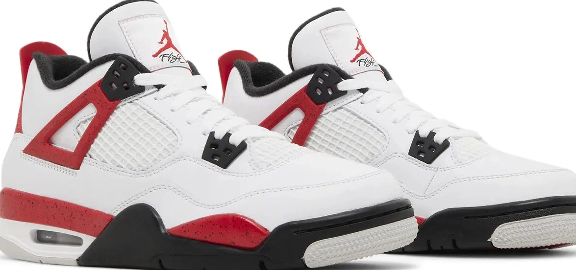'Red Retro Air 4 Cement' Jordan GS 0613